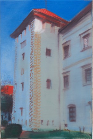 Vajai kastély 60x40 cm olaj vászon